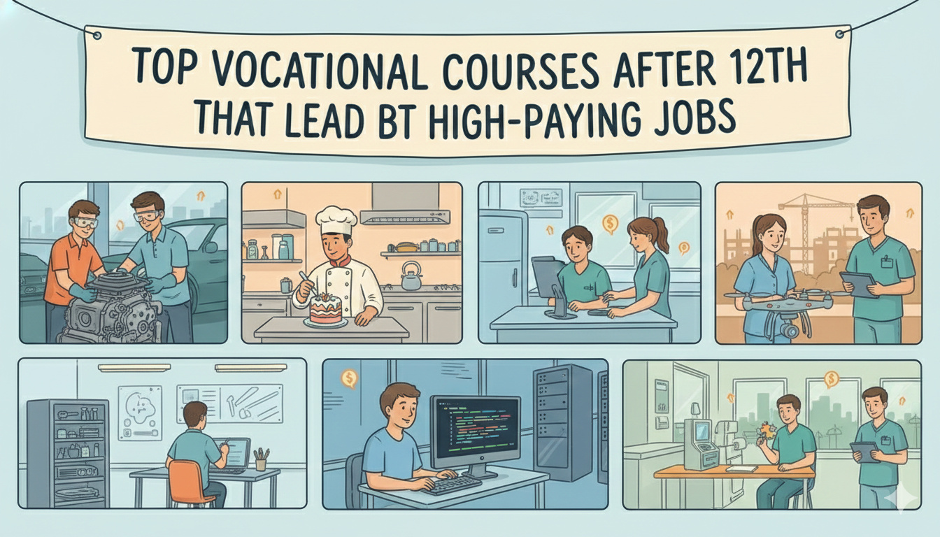 Top Vocational Courses After 12th That Lead to High-Paying Jobs