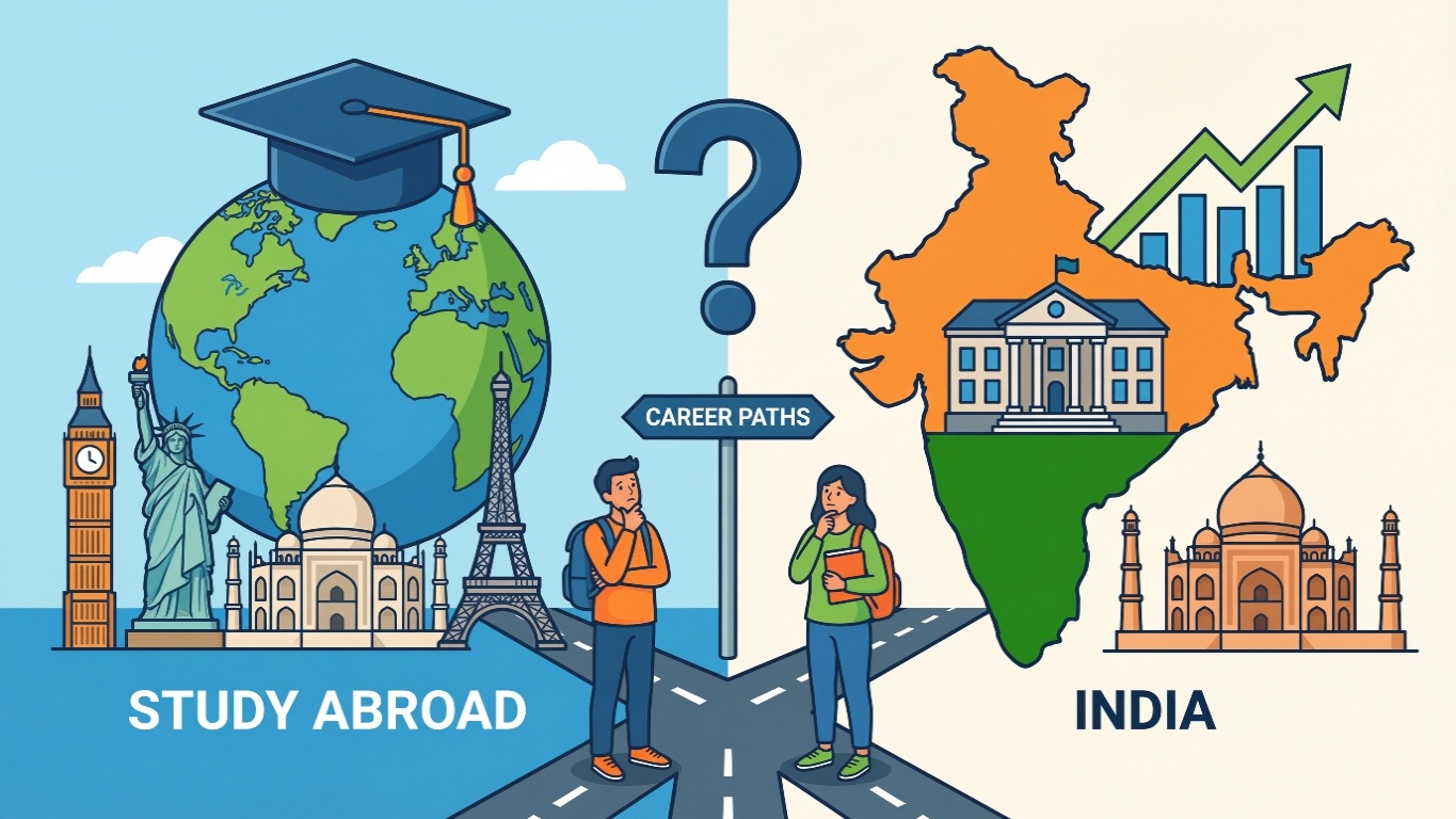 Study Abroad vs India: Which Option Is Better for Your Career?