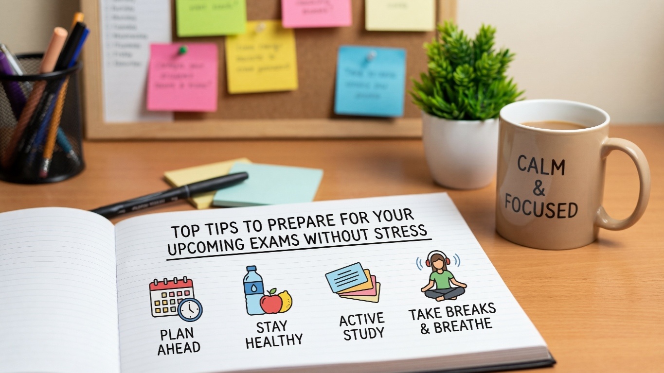 Top Tips to Prepare for Your Upcoming Exams Without Stress