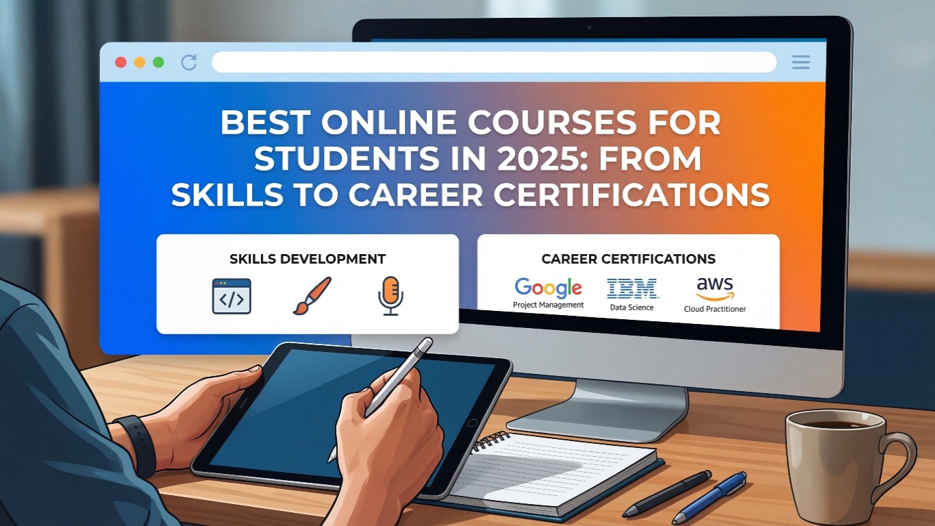 Best Online Courses for Students in 2025: From Skills to Career Certifications
