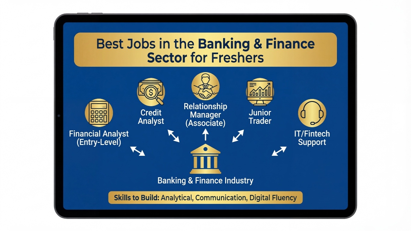 Best Jobs in the Banking & Finance Sector for Freshers
