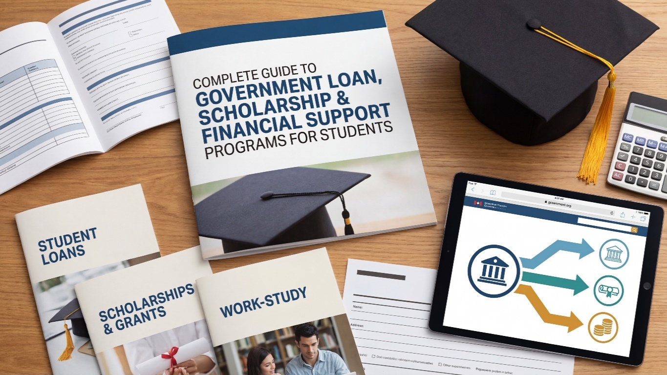 Complete Guide to Government Loan, Scholarship & Financial Support Programs for Students