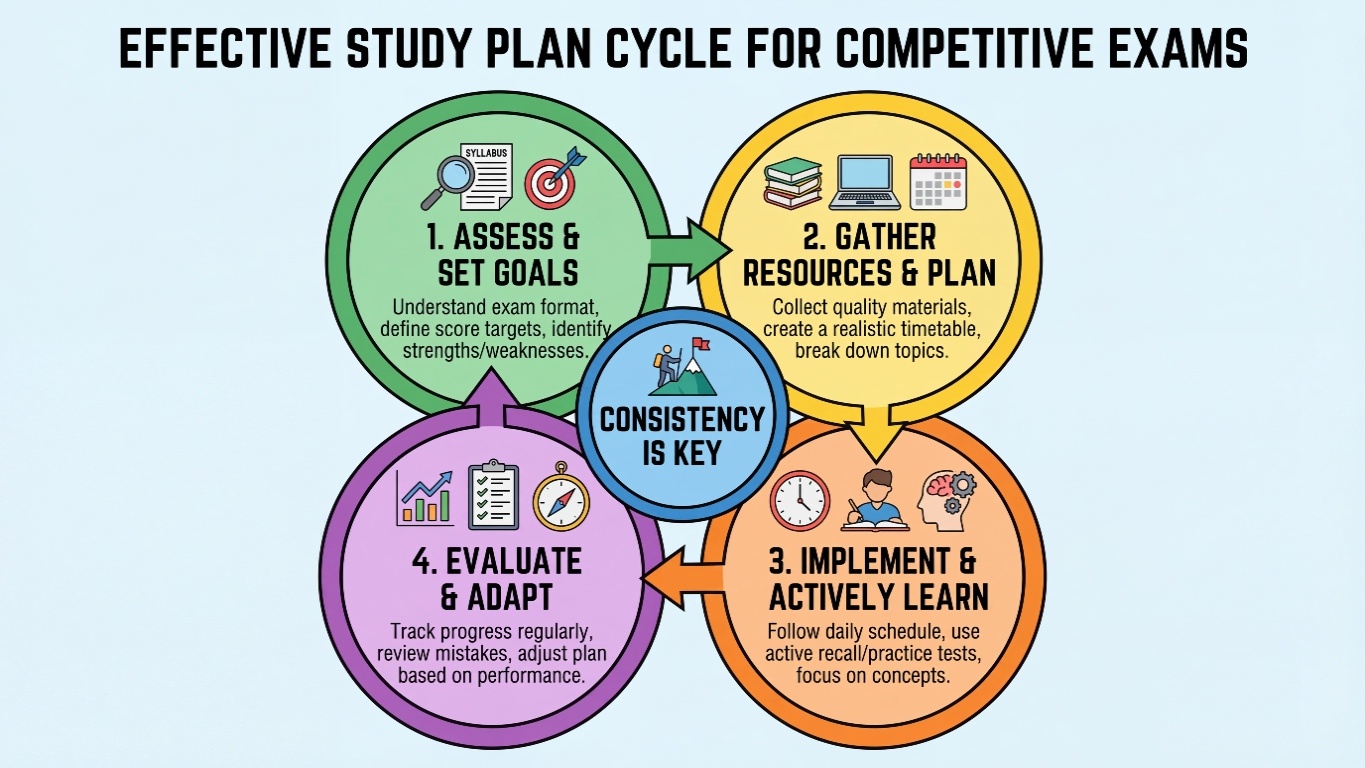 How to Create an Effective Study Plan for Any Competitive Exam