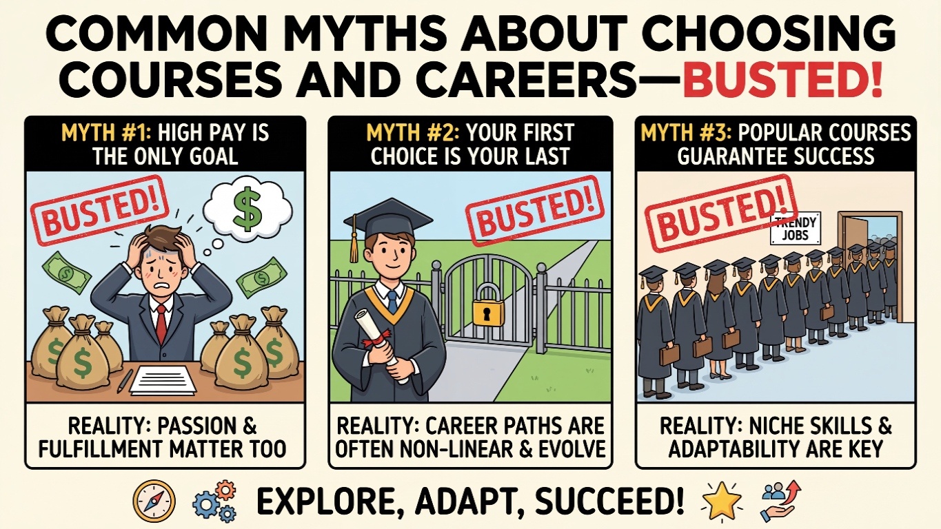 Common Myths About Choosing Courses and Careers—Busted!