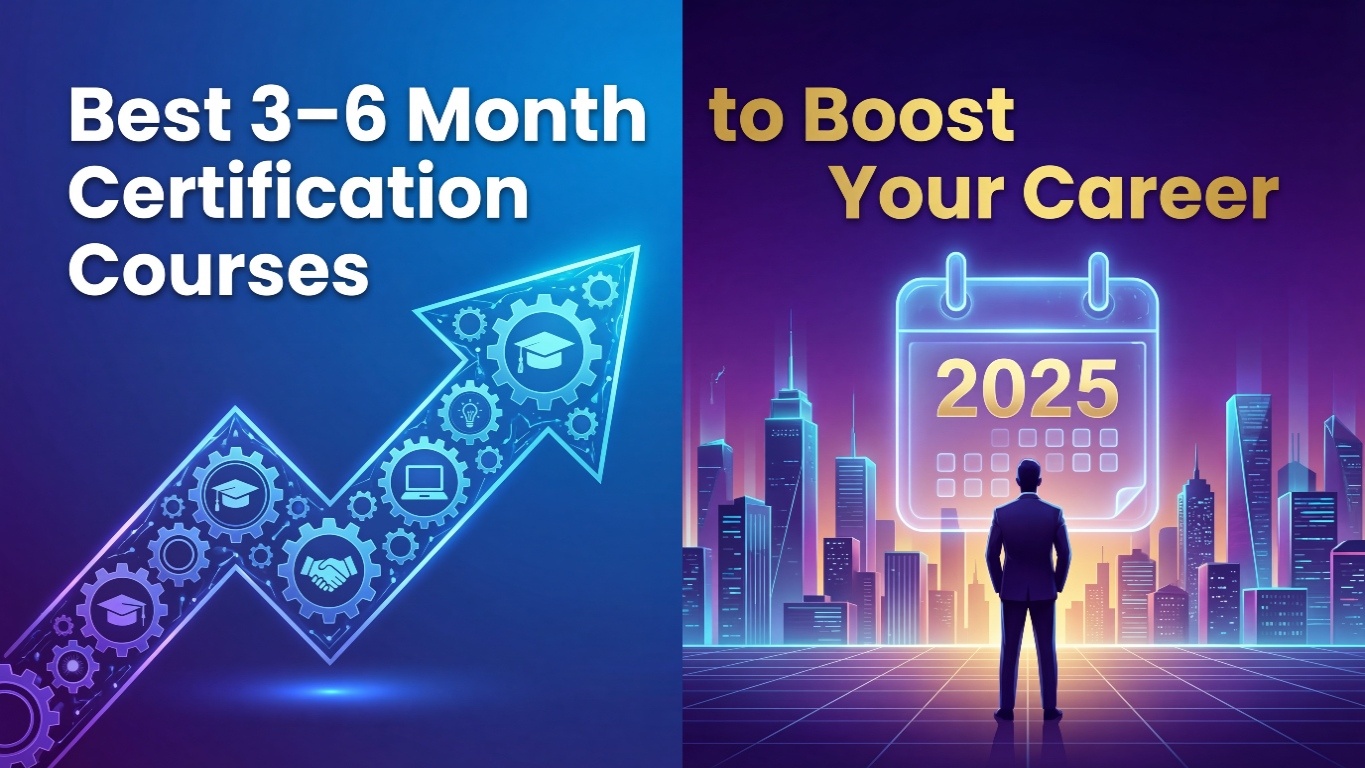 Best 3–6 Month Certification Courses to Boost Your Career in 2025