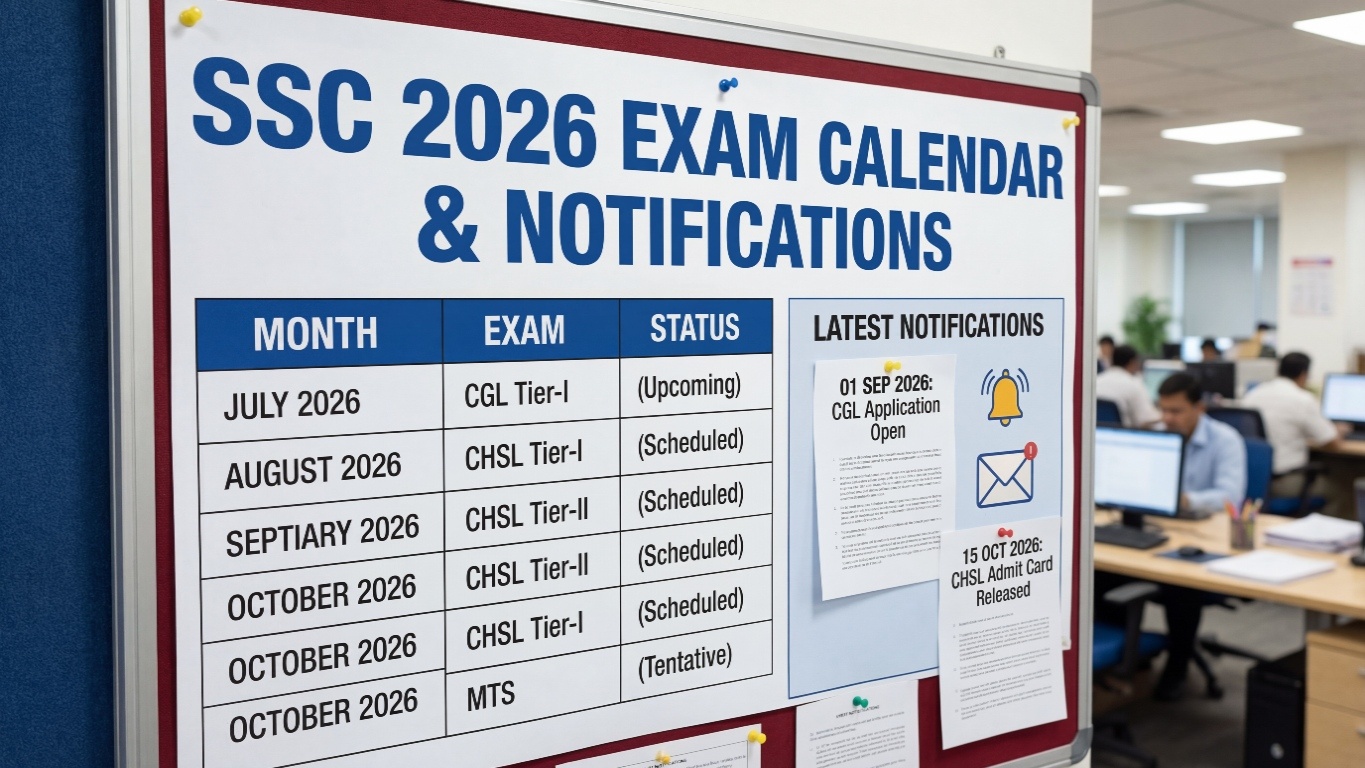 SSC 2026 Exam Calendar & Notifications