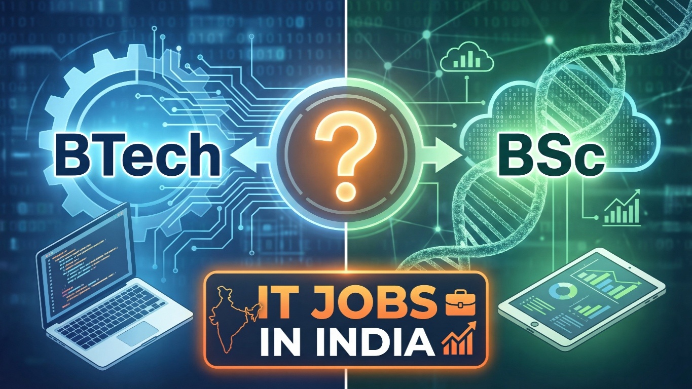 BTech vs BSc: Which Degree Is Better for IT Jobs in India?