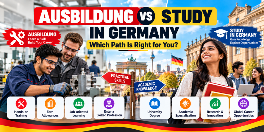 Ausbildung vs Study in Germany: Which Is Better for Indians?