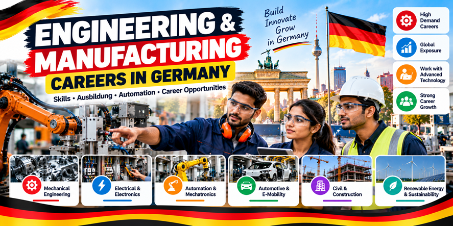 Engineering and Manufacturing Jobs in Germany for Indians