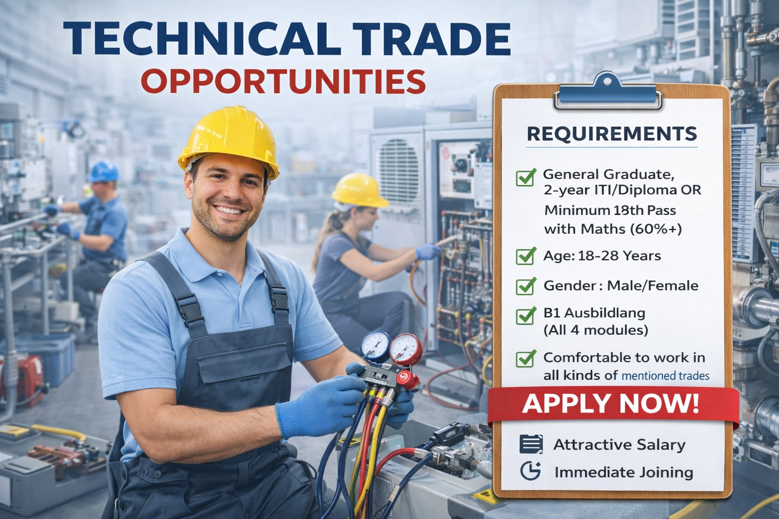 HVAC & Plumbing Ausbildung