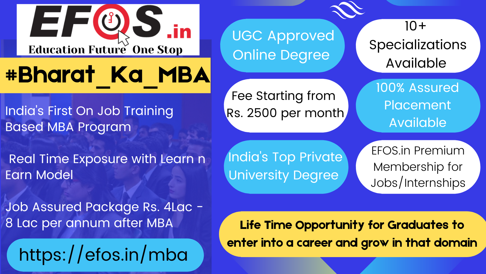 #bharat_ka_mba Pay After Placement,  MBA Degree ,Online Degree ,  